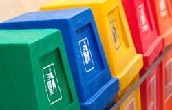 Recycling and waste bins