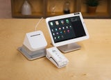 A product image of a POS till system comprised of a terminal and a card reader