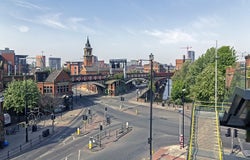View of Manchester City Center.