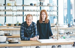 Kitchup co-founders: Twins Charlie and Emma Jones