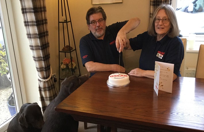 OSCAR Pet Food franchisees Steve and Jill Tubbs