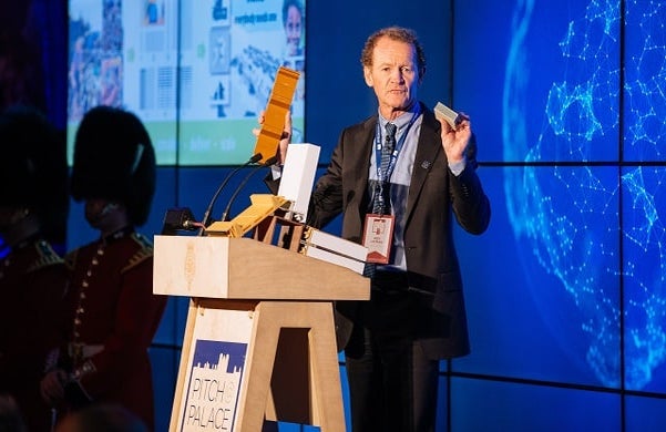 Nev Hyman from the Australian company NevHouse - winner of Pitch@Palace Global 2.0