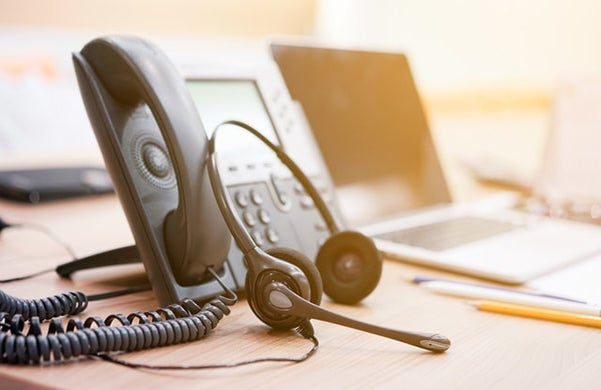 VoIP phone and headset