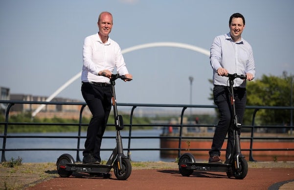 Teesside trials electric scooters to help Britain back to work