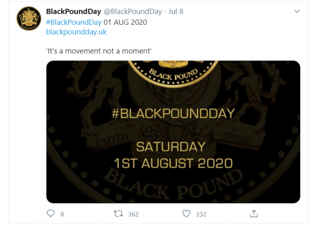 black pound day