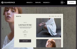 A Squarespace template