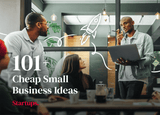 Group of people in an office brainstorming