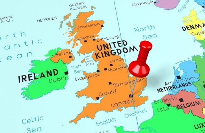 Map of UK