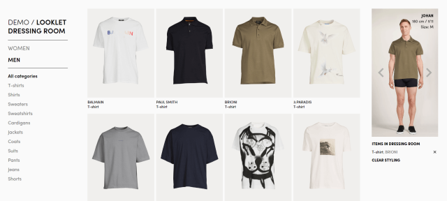 looklet dressing room