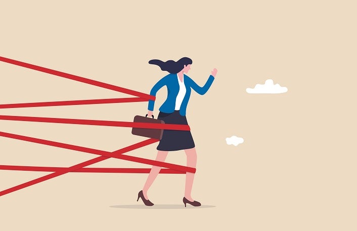 Gender barrier, woman career obstacle or inequality, limitation