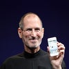 Steve Jobs presenting the new iPhone 4s
