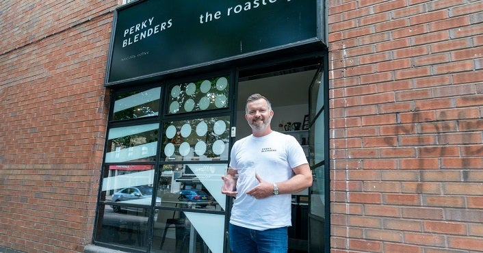 Perky Blenders coffee shop in London