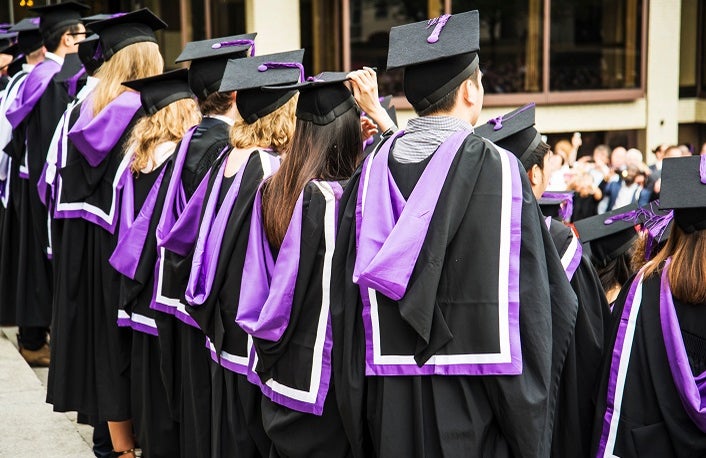PORTSMOUTH - JULY 20: graduation ceremony at Portsmouth University on July 20, 2015 in Portsmouth, UK