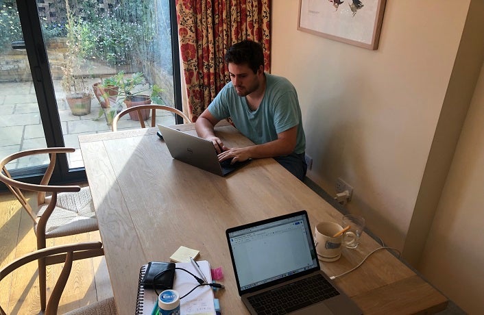 Charlie Bowes-Lyon, in Wild's early days