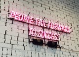 Neon sign reading 