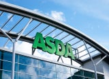 London, UK, October 23rd 2022:Asda Edmonton Green Superstore at 1 West Mall Edmonton, London N9 0AL. The main entrance logo sign and facade. Concept for cost of living, food shopping, higher prices.