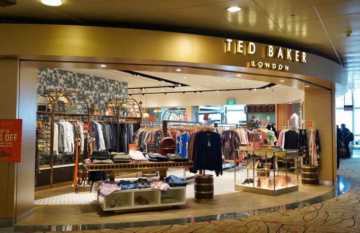 a Ted Baker retail store