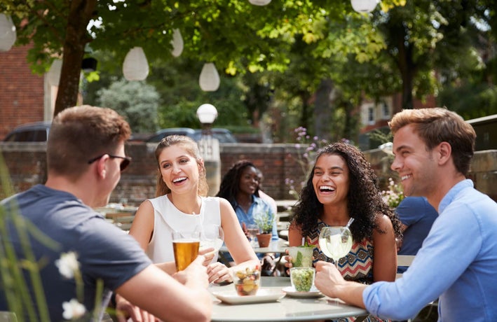 Beer garden
