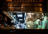 A restaurant kitchen