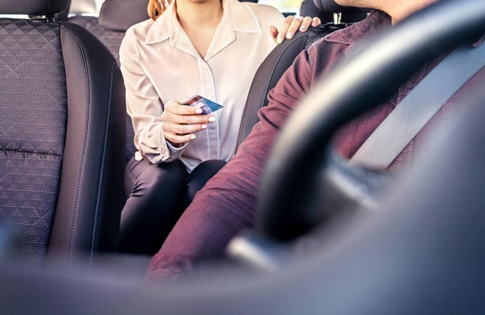 Taxi cab payment