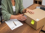 Customer organising a return