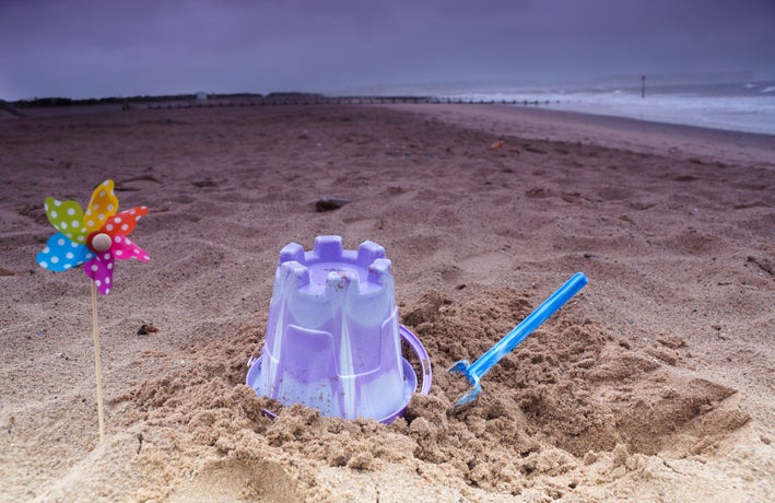 Cold beach