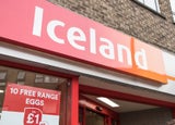 Shot outside of an Iceland supermarket with its logo prominently displayed.