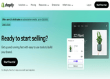 Shopify homepage