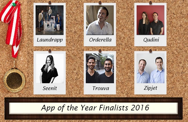 Startups Awards 2016 App of the Year Finalists