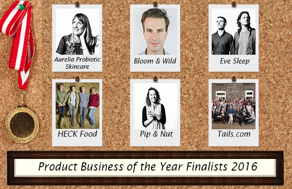 Product Business of the Year Startups Awards Finalists 2016