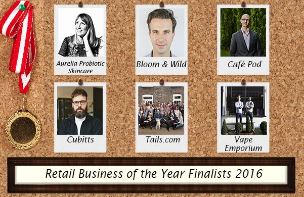 Retail Business of the Year Startups Awards Finalists 2016