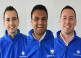 Laundryheap founders Deyan Dimitrov, Sebastian van Os and Mayur Bommai