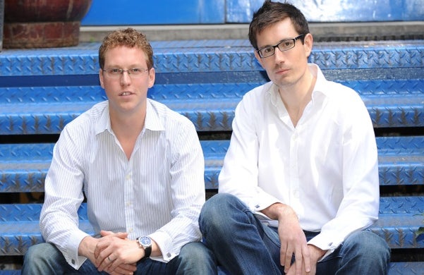 Huddle: Alastair Mitchell and Andy McLoughlin