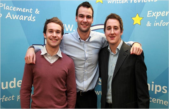 Ratemyplacement: Alastair Lindsay, Chris Wickson and Oliver Sidwell
