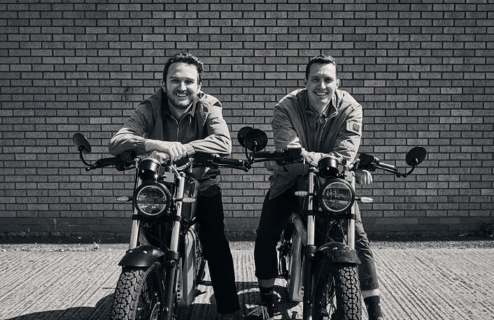 the cofounders of Maeving