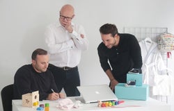 My 1st Years Jonny Sitton, Daniel Price and Iain Martin