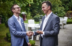 Robert Leigh from DeVono Cresa and Onefinestay's Demetrios Zoppos