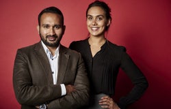 Naushard Jabir and Devika Wood of Vida