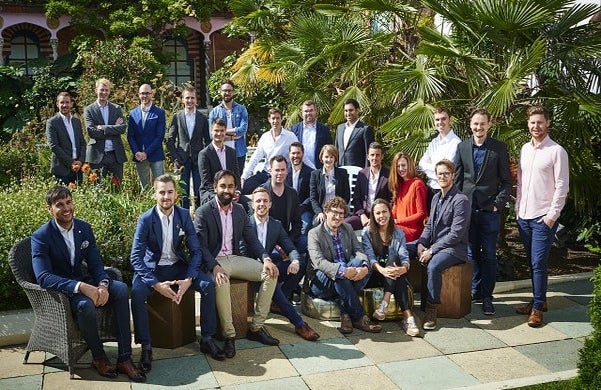 A group shot of the 2017 Young Guns